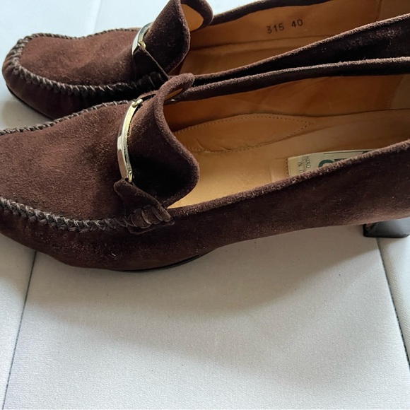 GALO brown suede heels, size 40 - Picture 6 of 8